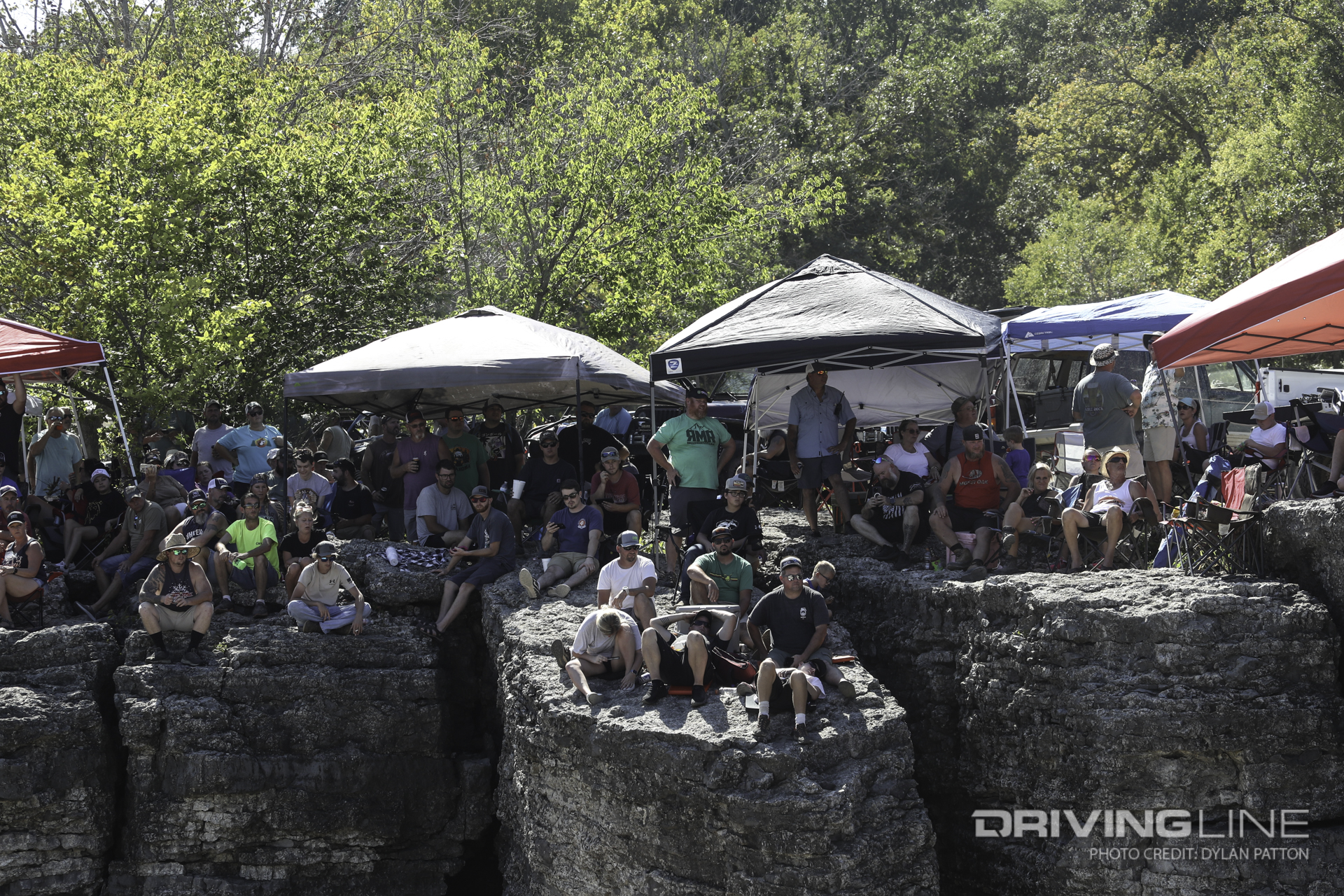 The crowd could stayed till the last rig rolled though