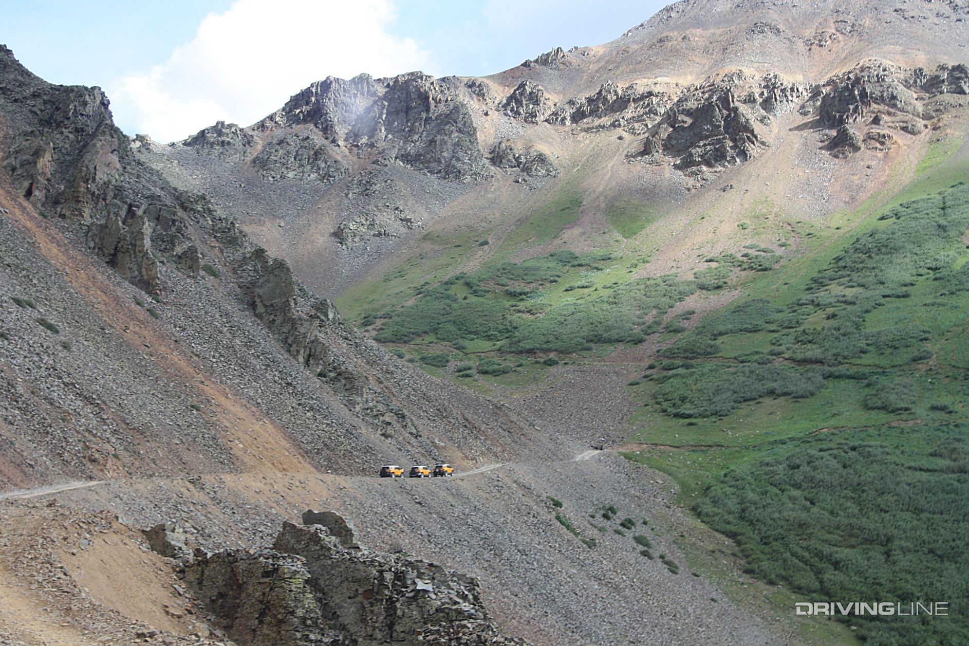 017 fj cruiser summit ophir pass climb