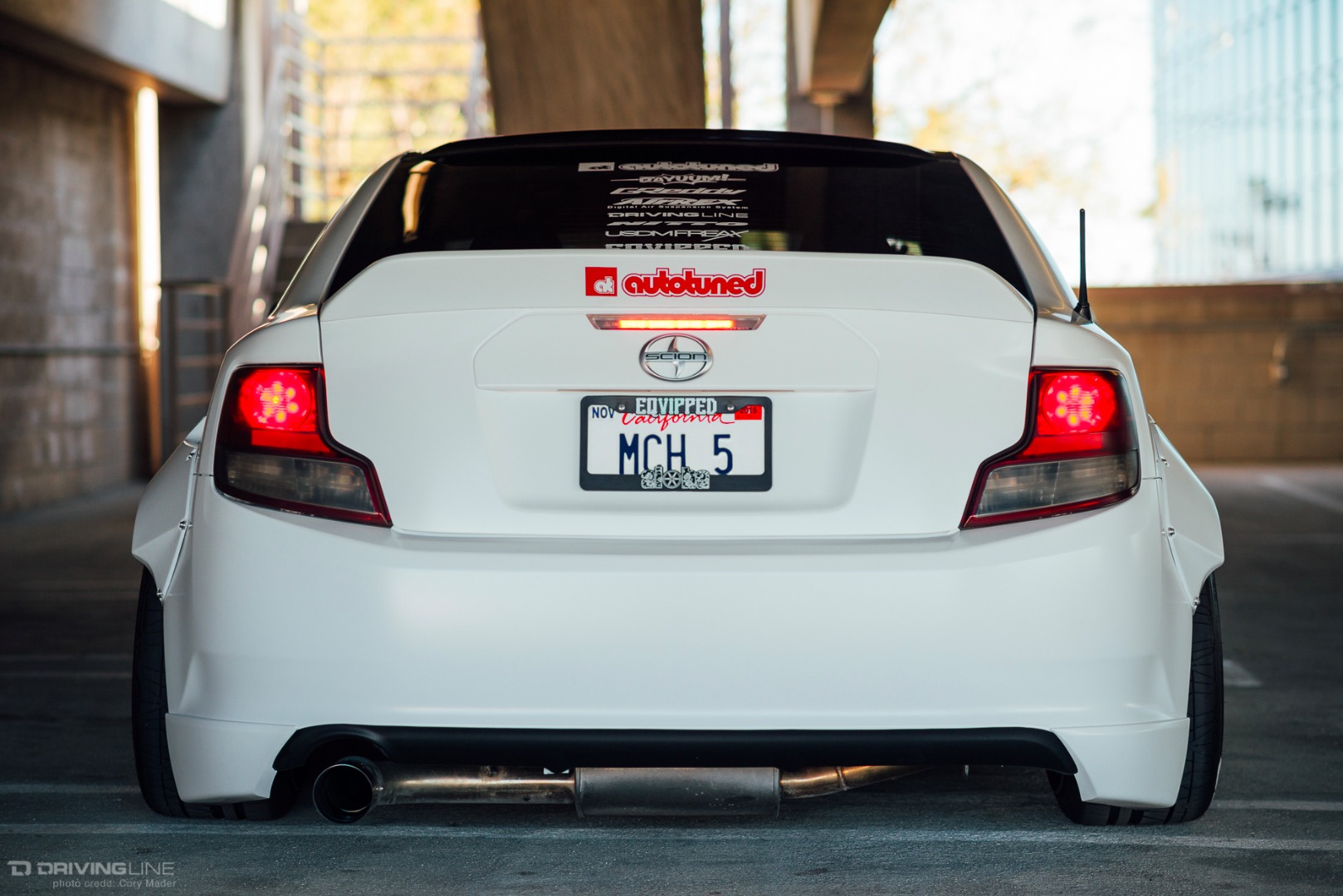 drivingline justin rocketbunny autotuned scion tc 23