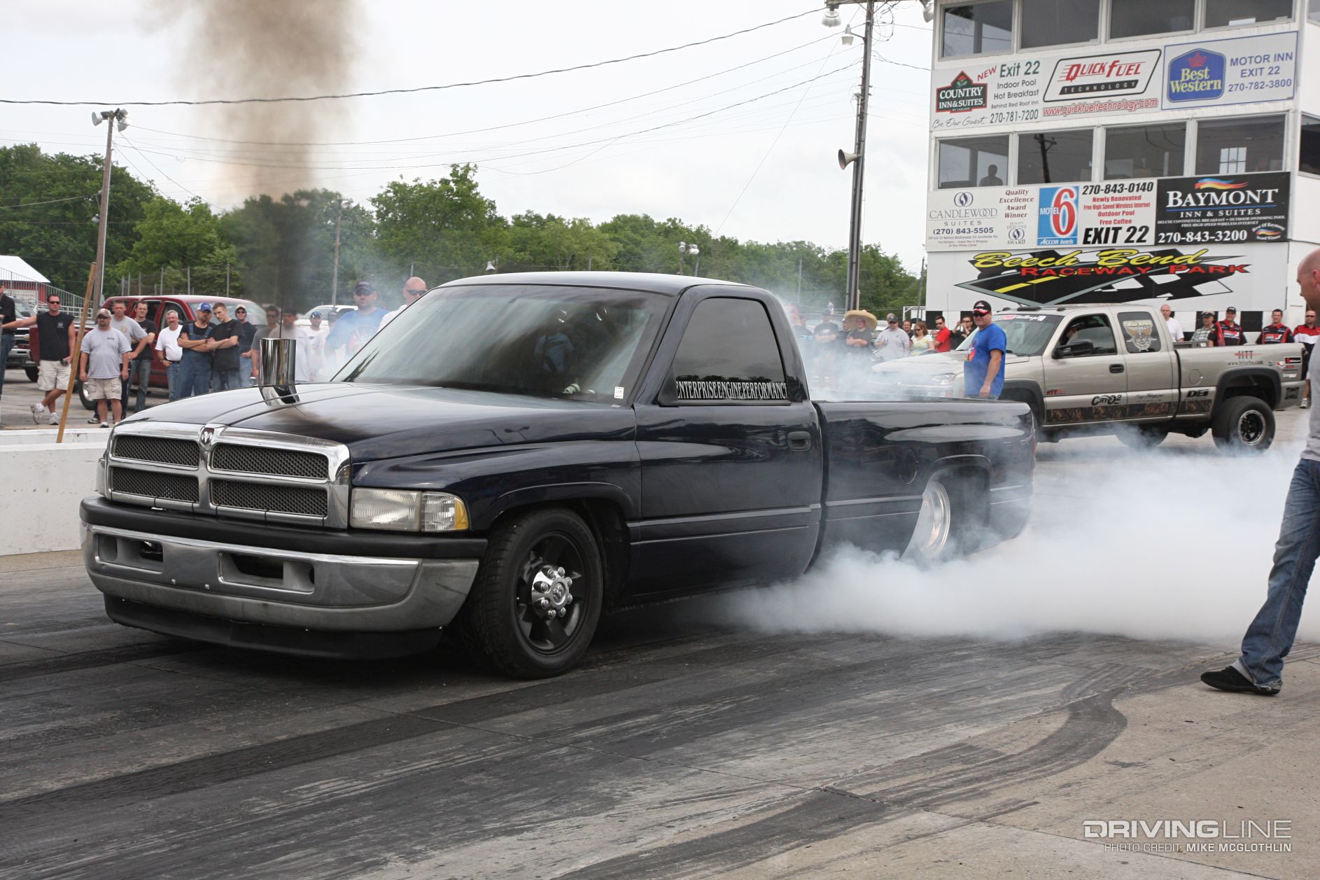 007 diesel truck burnout