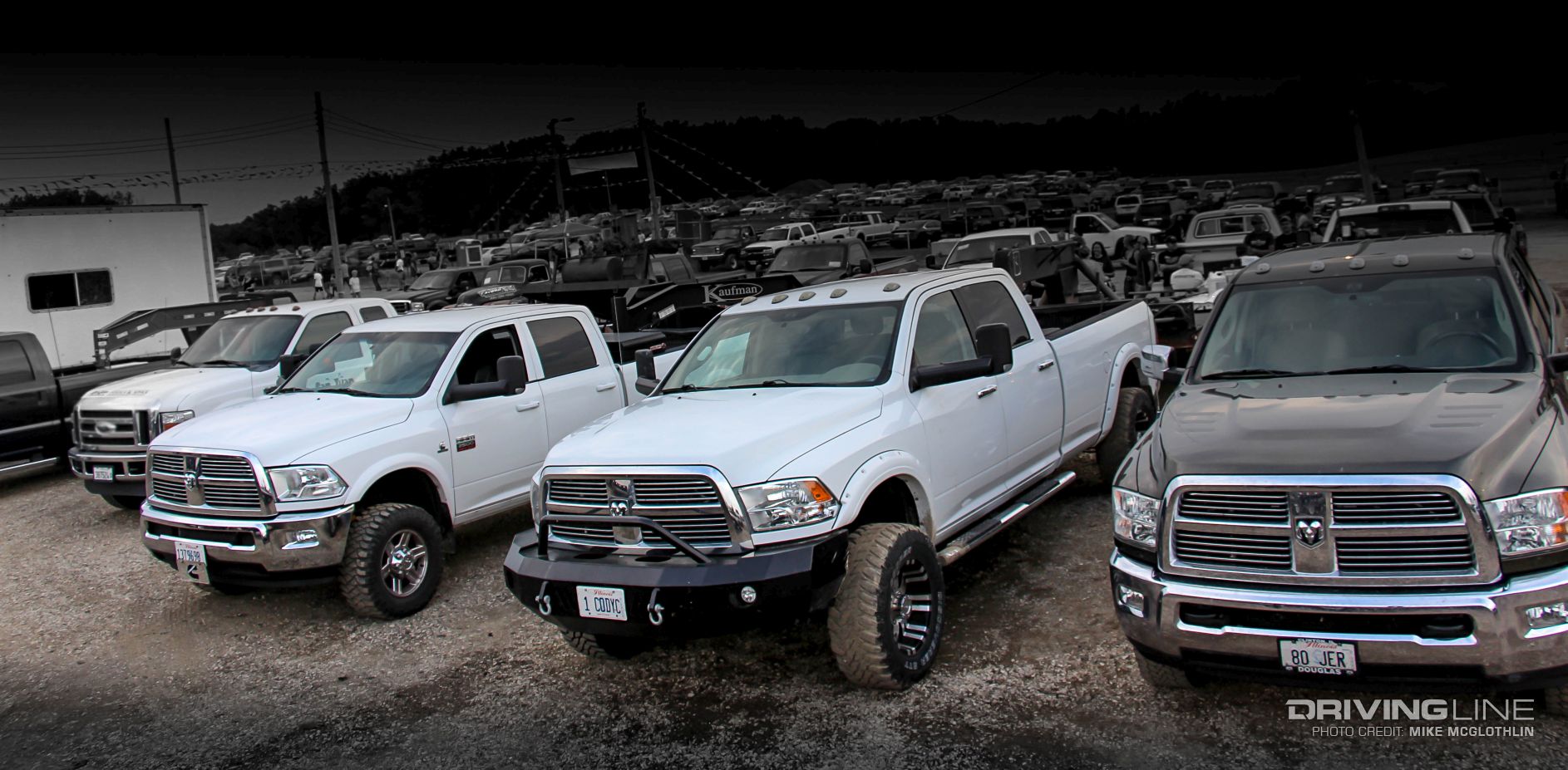 Diesel RAMs in parking lot