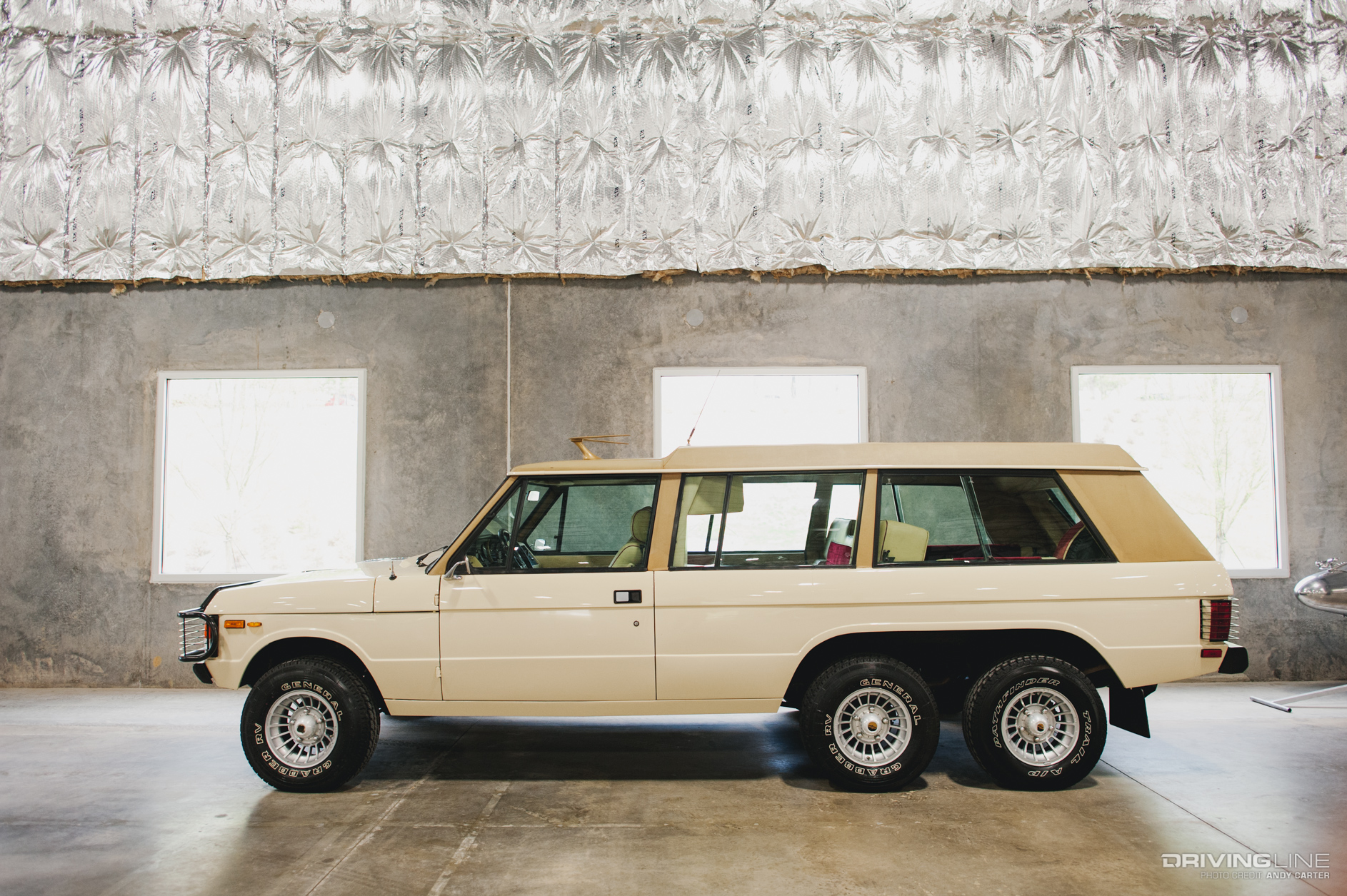 Truett Cathy – 1992 custom six-wheeled Land Rover Range Rover