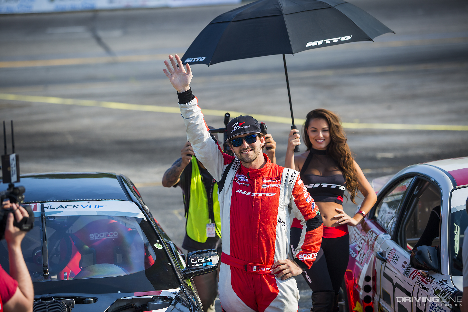 Alex Heilbrunn waving at FDNJ 2016