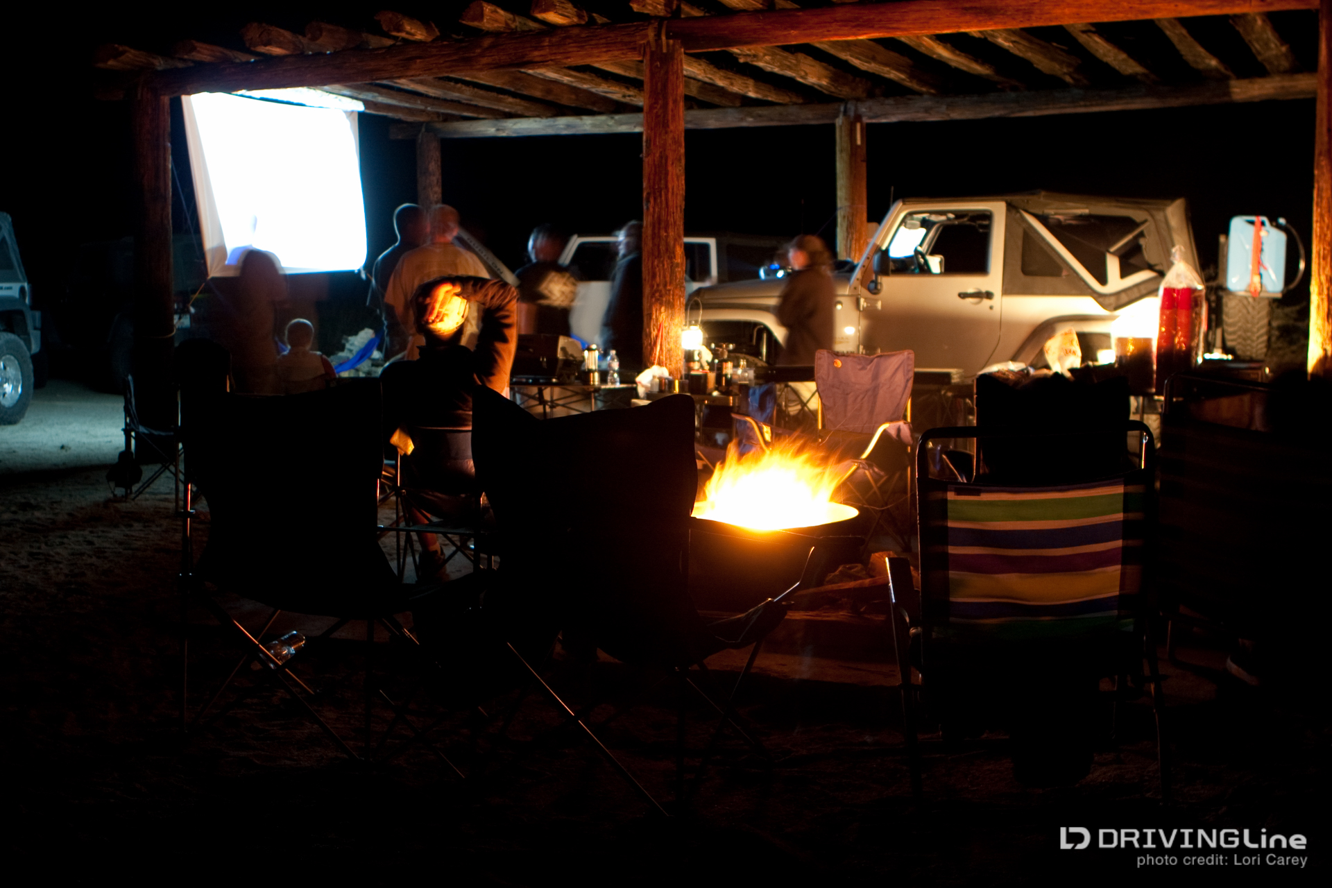 013 watching videos in camp