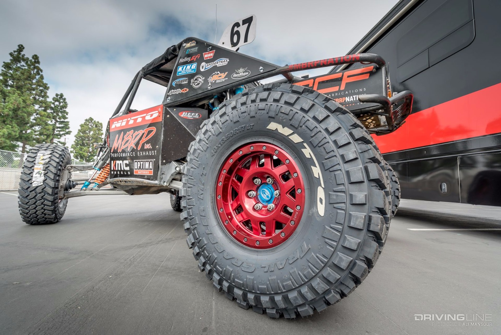 Red Dragon rolling on 40-inch Nitto Trail Grapplers