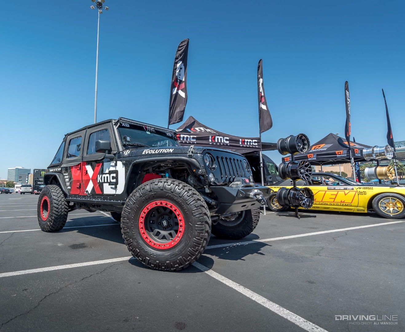 KMC's Hemi-swapped Jeep JK