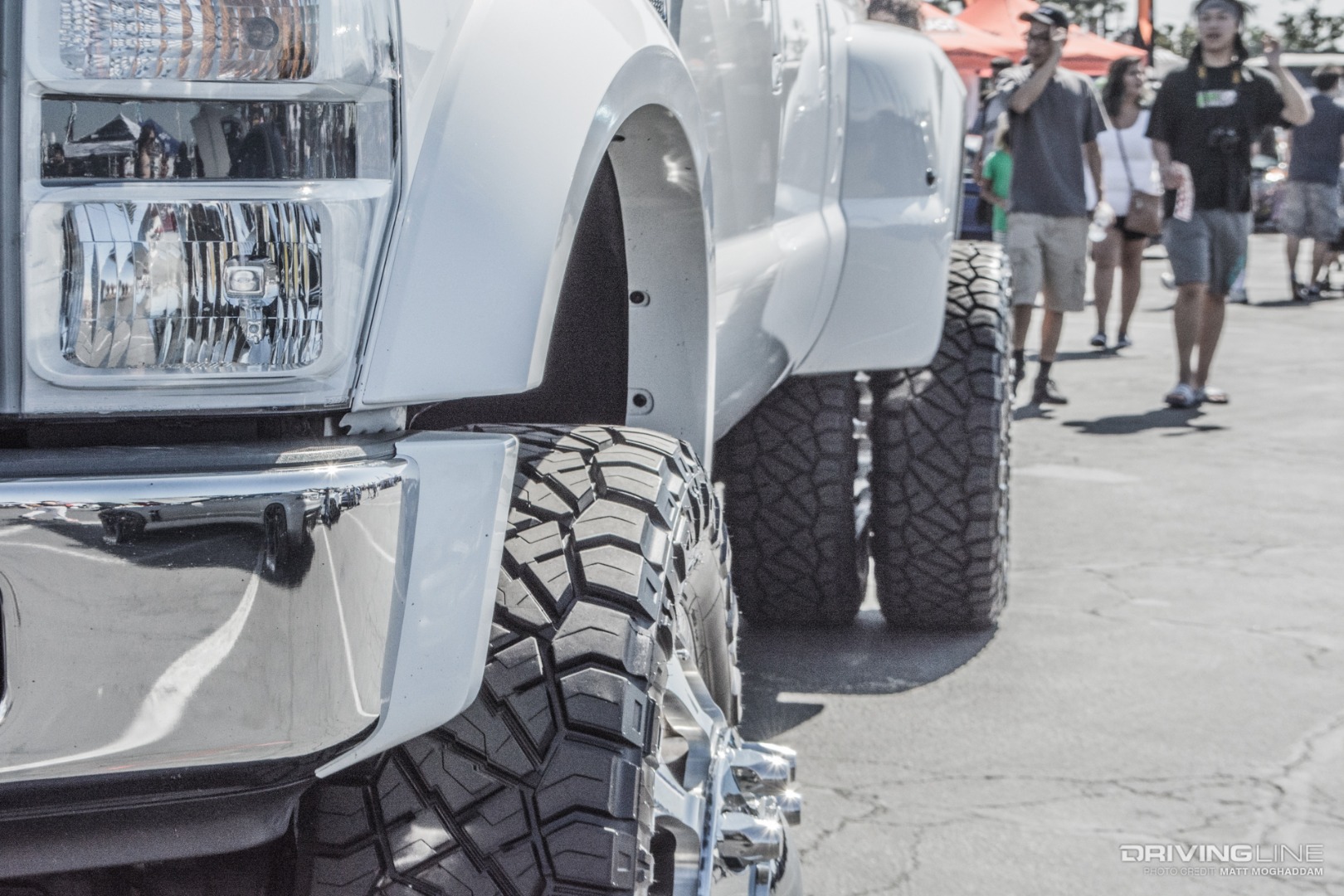 Ford F450 Super Duty Dually on Ridge Grapplers