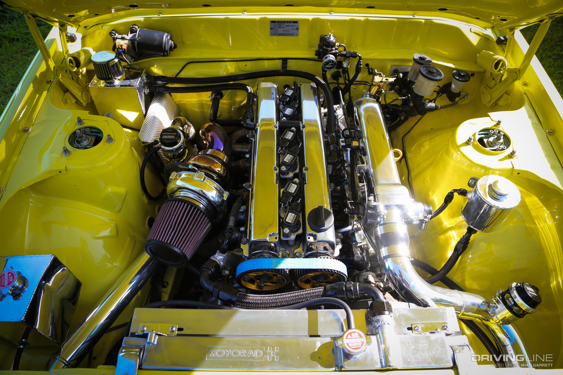 1JZ-Swapped '78 Cressida with a single Garrett GT3076 turbocharger