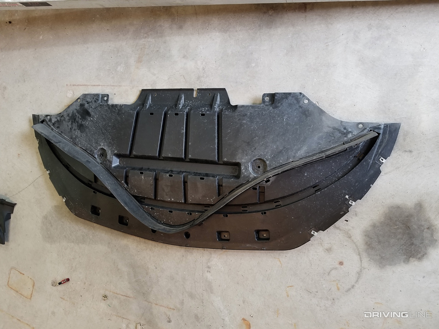 Ecoboost mustang intercooler under tray