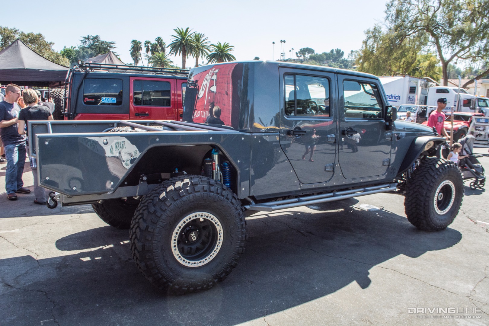 Chase1 rocking Nitto Trail Grapplers and KMC Machete beadlock wheels