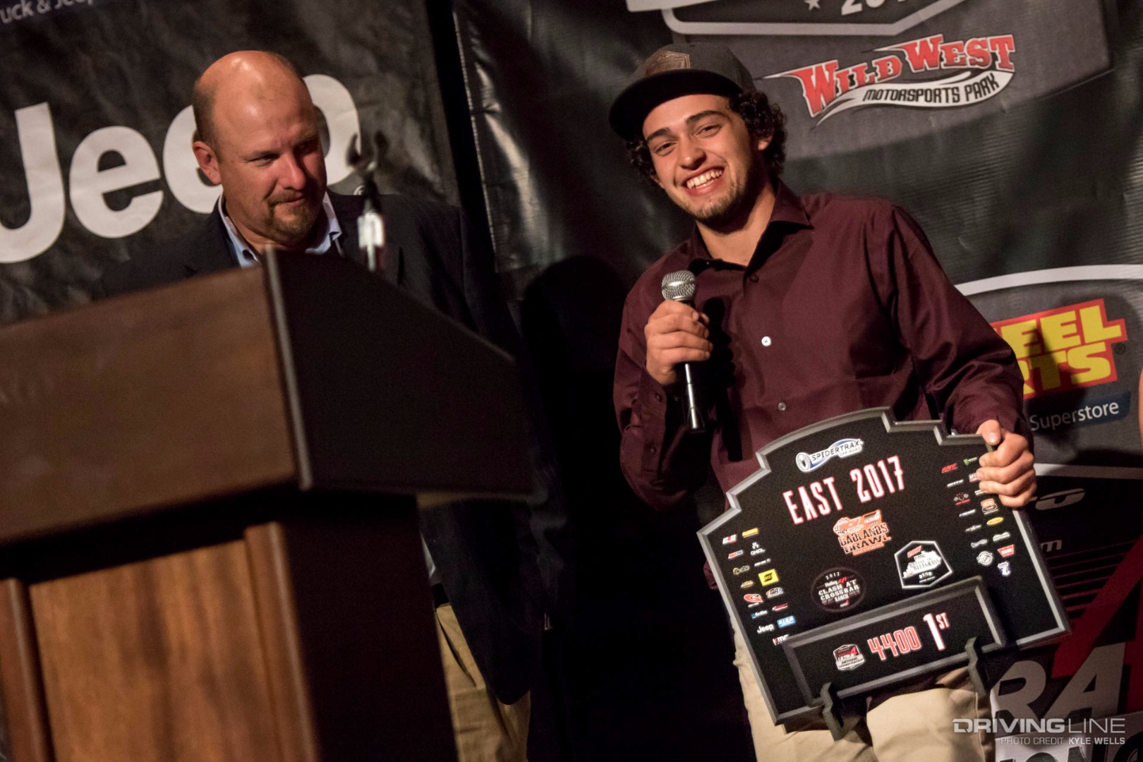 Wayland Campbell and Dave Cole at the Ultra 4 Banquet