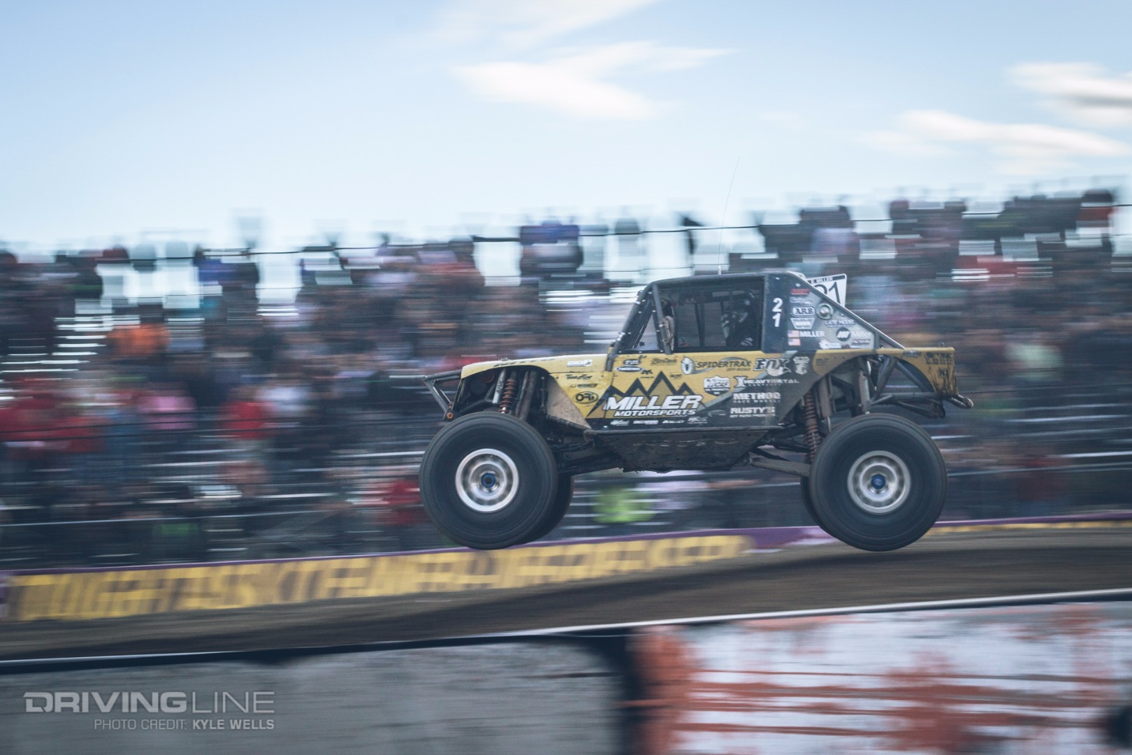 Erik Miller in the loaner car, finished with a 3rd place overall