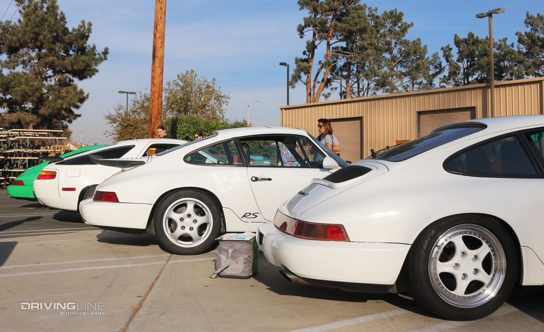 radwood white porsche