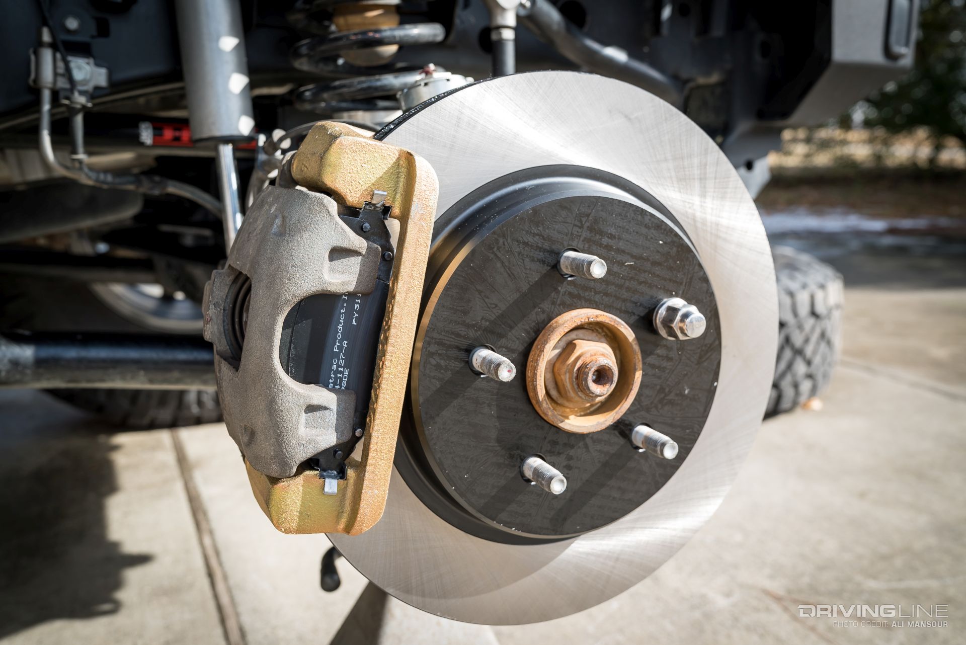 Dynatrac Pro Grip Jeep Wrangler Big Brake Kit Wheel Off