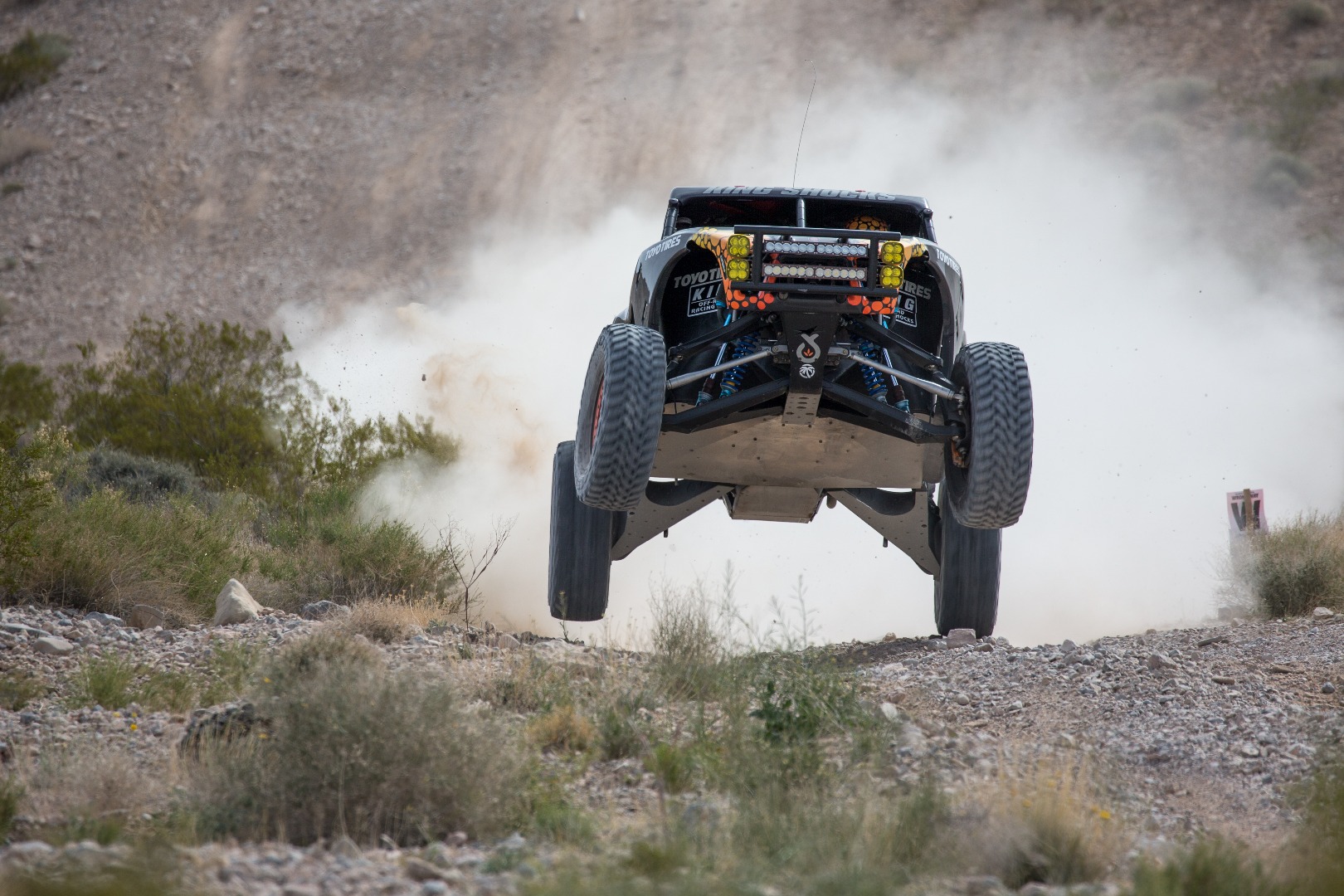 Harley Letner qualified 1st overall in his Class 1 buggy