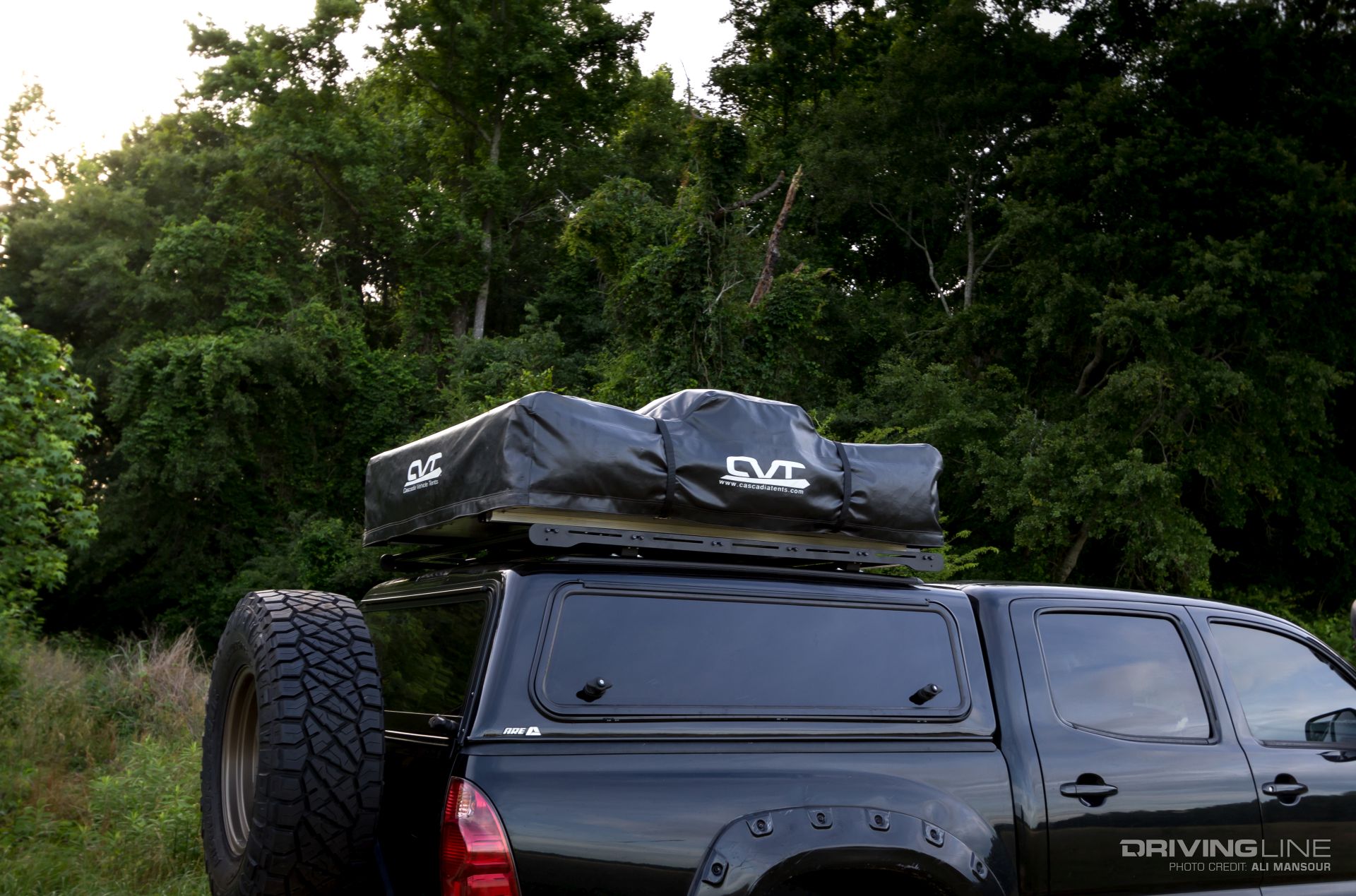 prinsu-toprac-tacoma-roof-rack-are-cx-top-cvt-tent Tent Folded Up