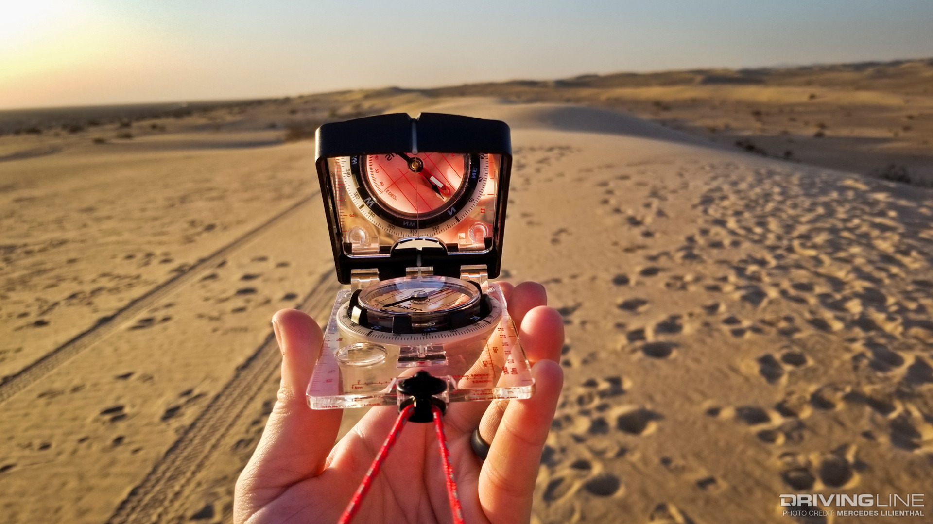 Navigation Compass Desert