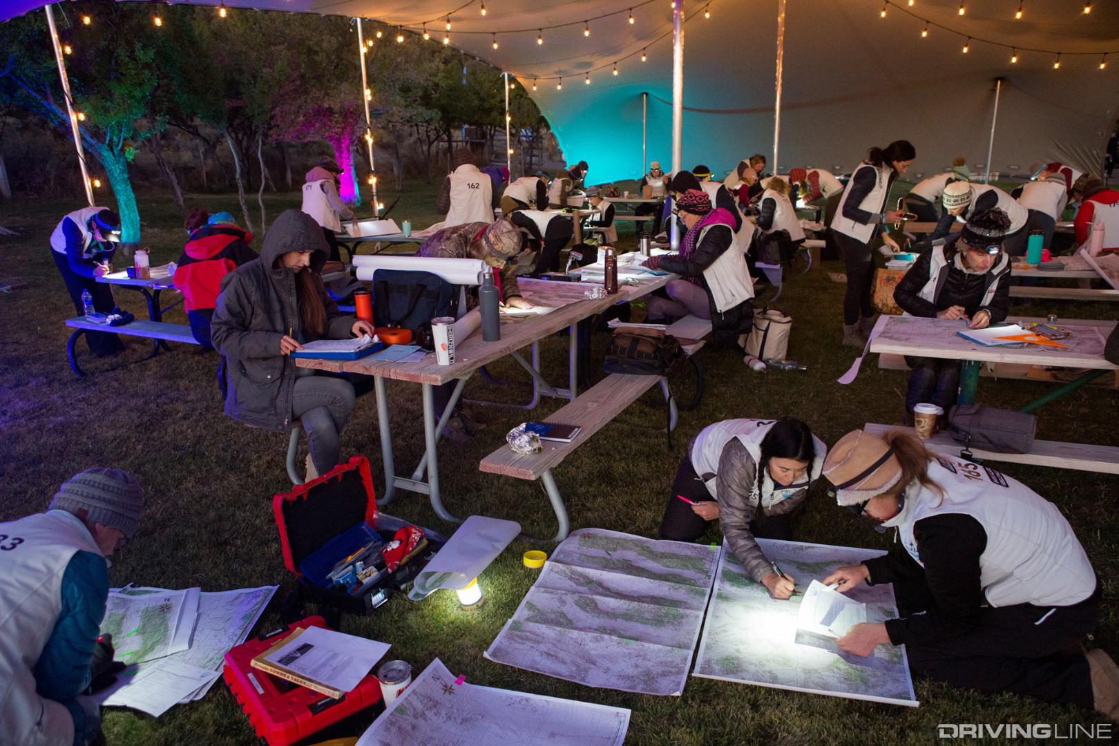 Early morning map plotting sessions