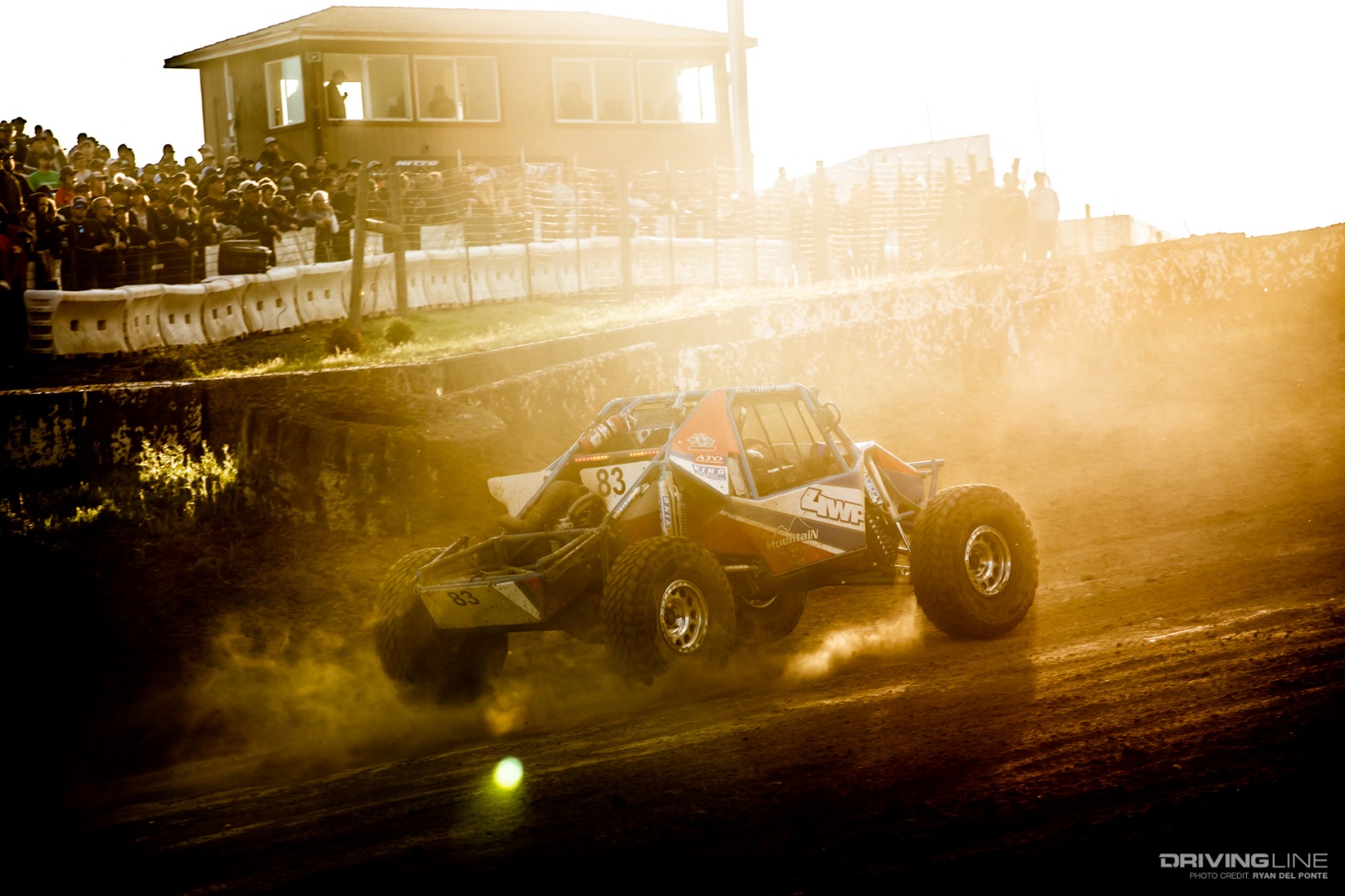 Raul Gomez Driving at the 2019 Ultra4 MetalCloak Stampede
