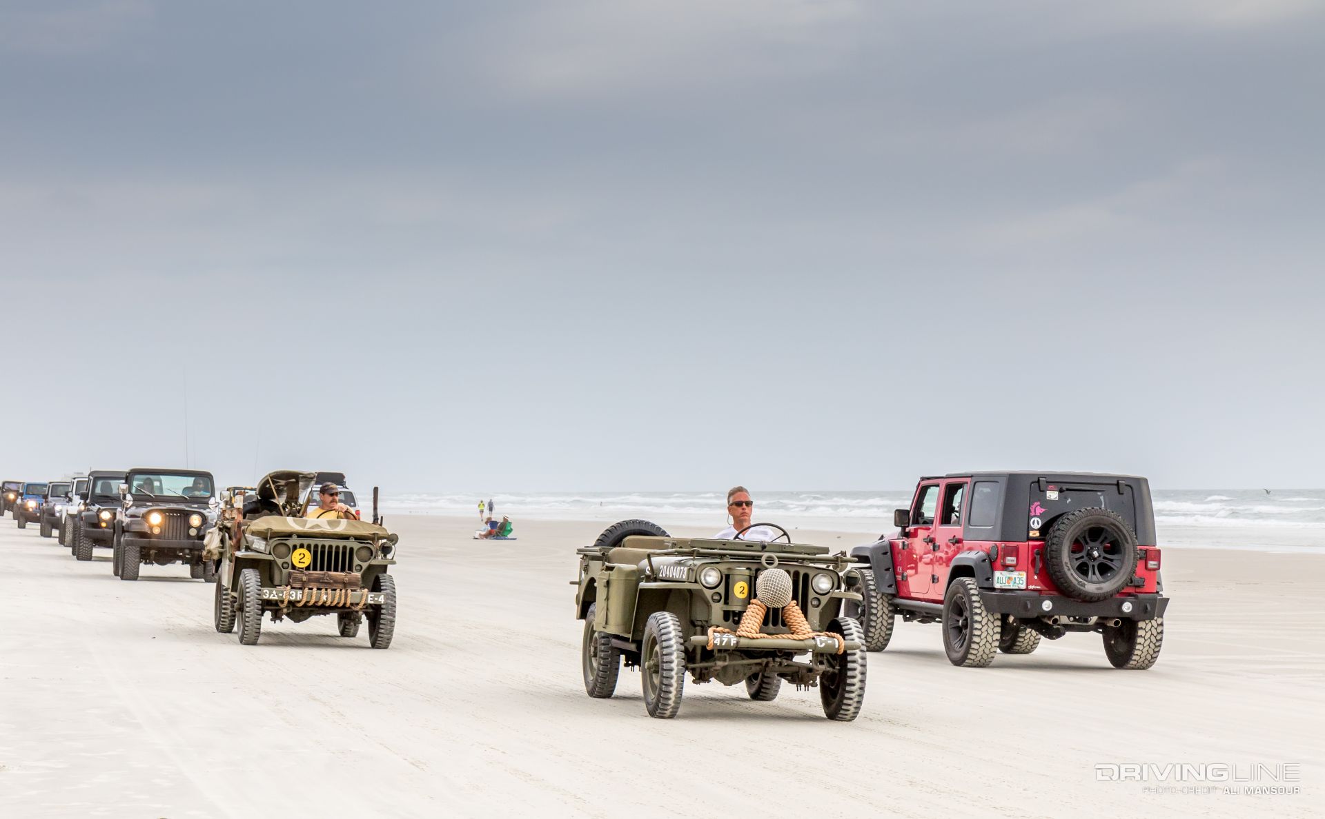 World War II Jeeps at Jeep Beach