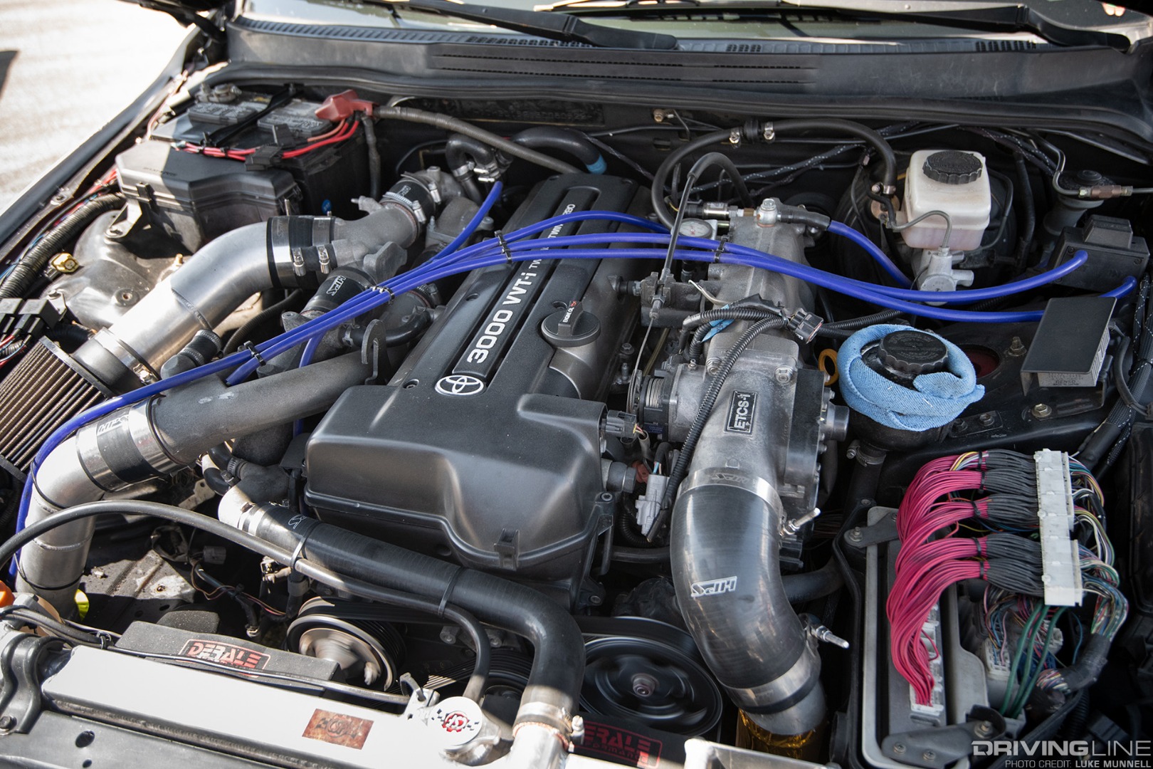 Jimmy Up Matsuri David Lim 2JZ-GTE Lexus IS300 engine bay