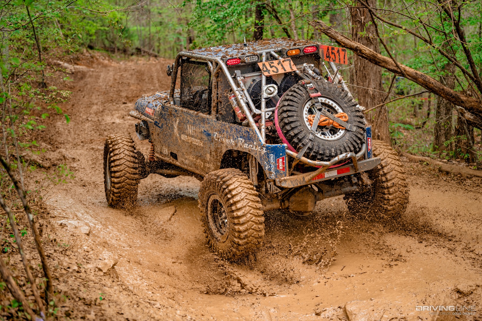 Jesse Oliver Racing in the Ultra4 Tear Down in Tennessee