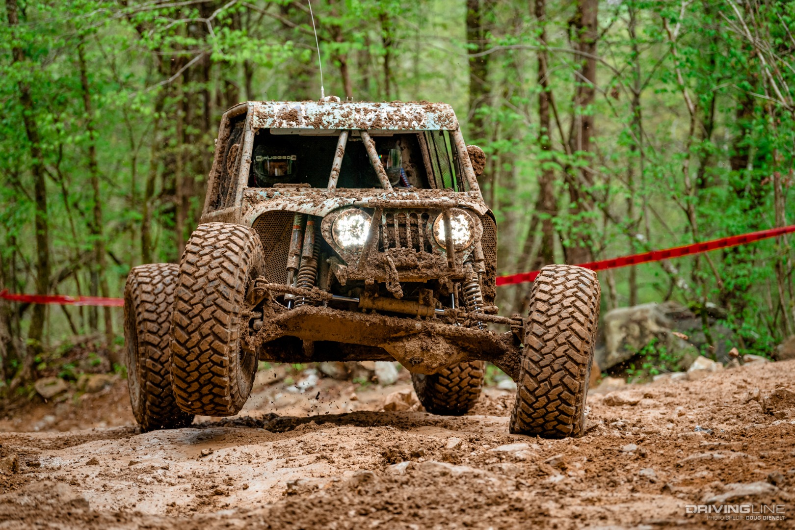 Josh Blyler Racing in the Ultra4 Tear Down in Tennessee