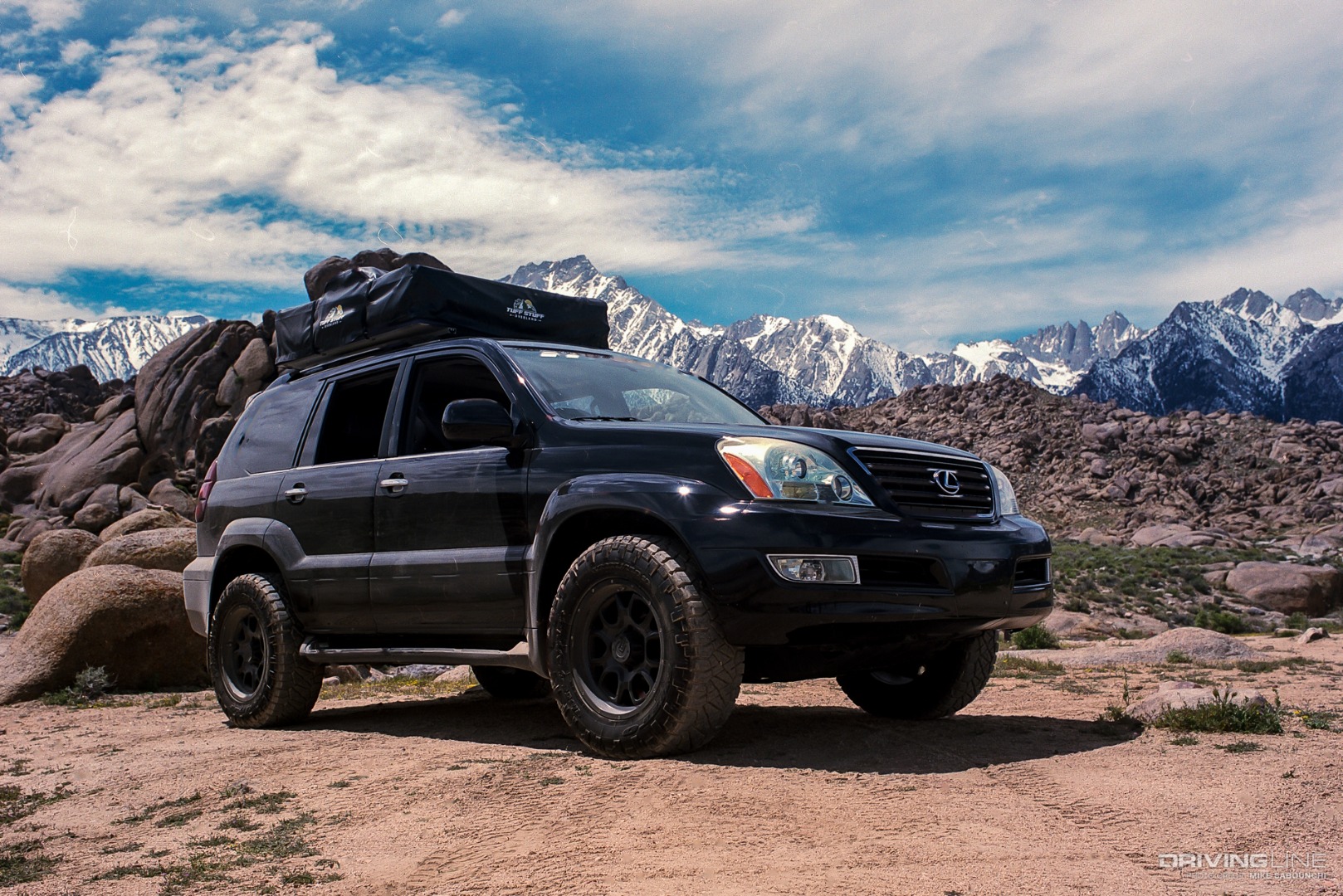 Lexus GX470 With a Rooftop Tent in the Wildnerness