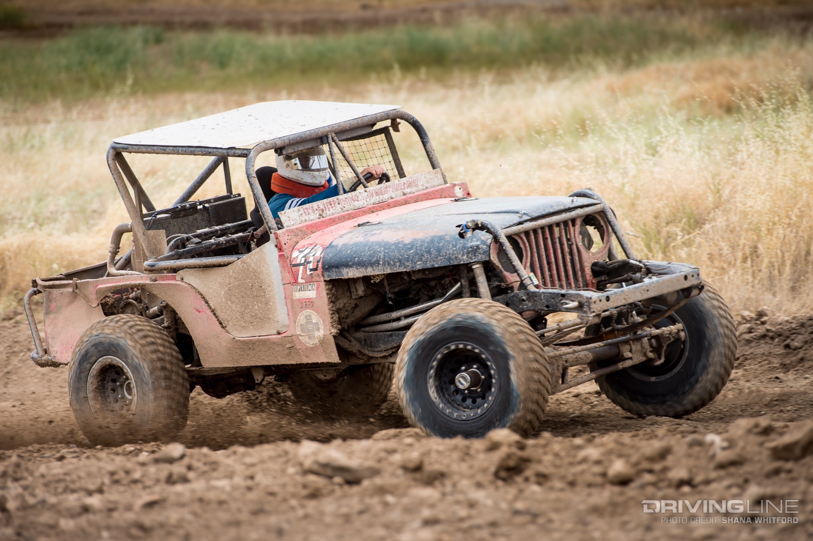 Matt Kinney -racing his Pre-Runner vehicle