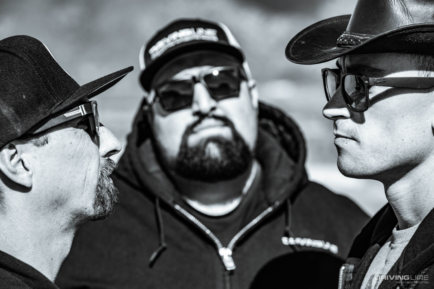 Zac Bigbey, Matt Moghaddam, and Brad Rodecker in Driver Battles Dirt Edition