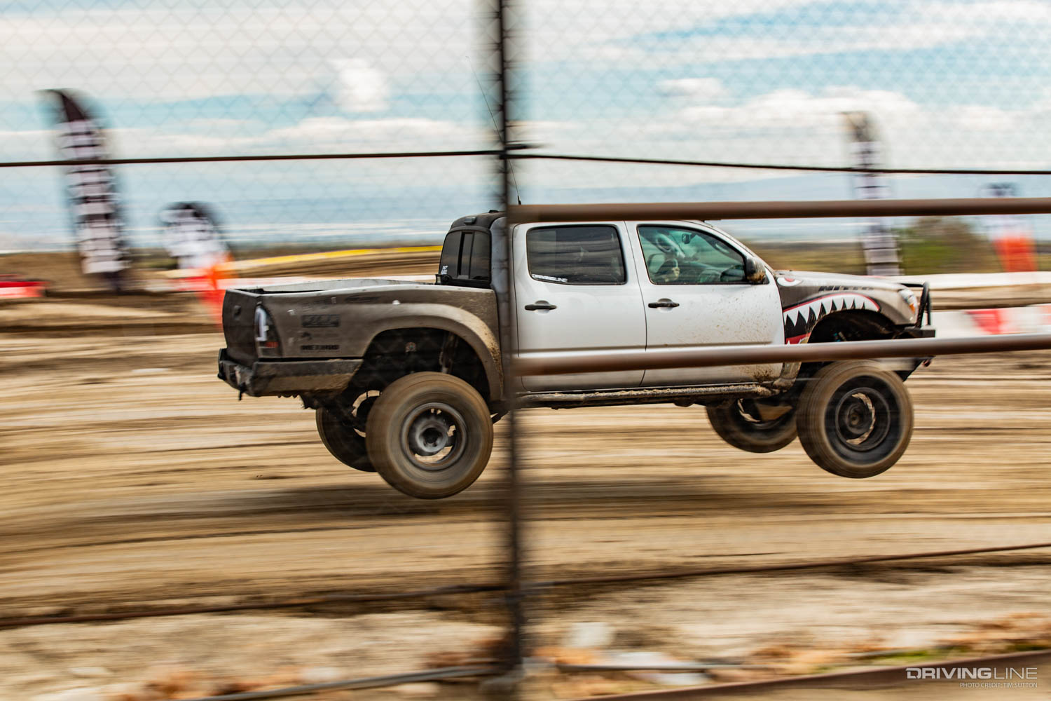 2010 Toyota Tacoma getting air in Driver Battles Dirt Edition