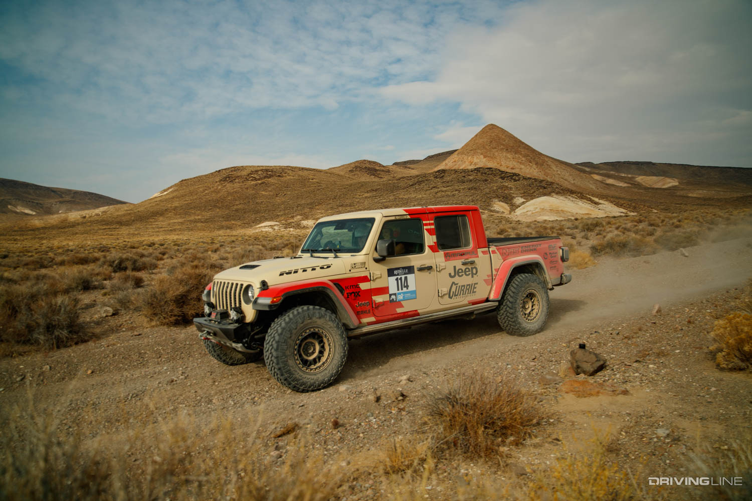 Ali Currie's Jeep Gladiator at 2020 Rebelle Rally