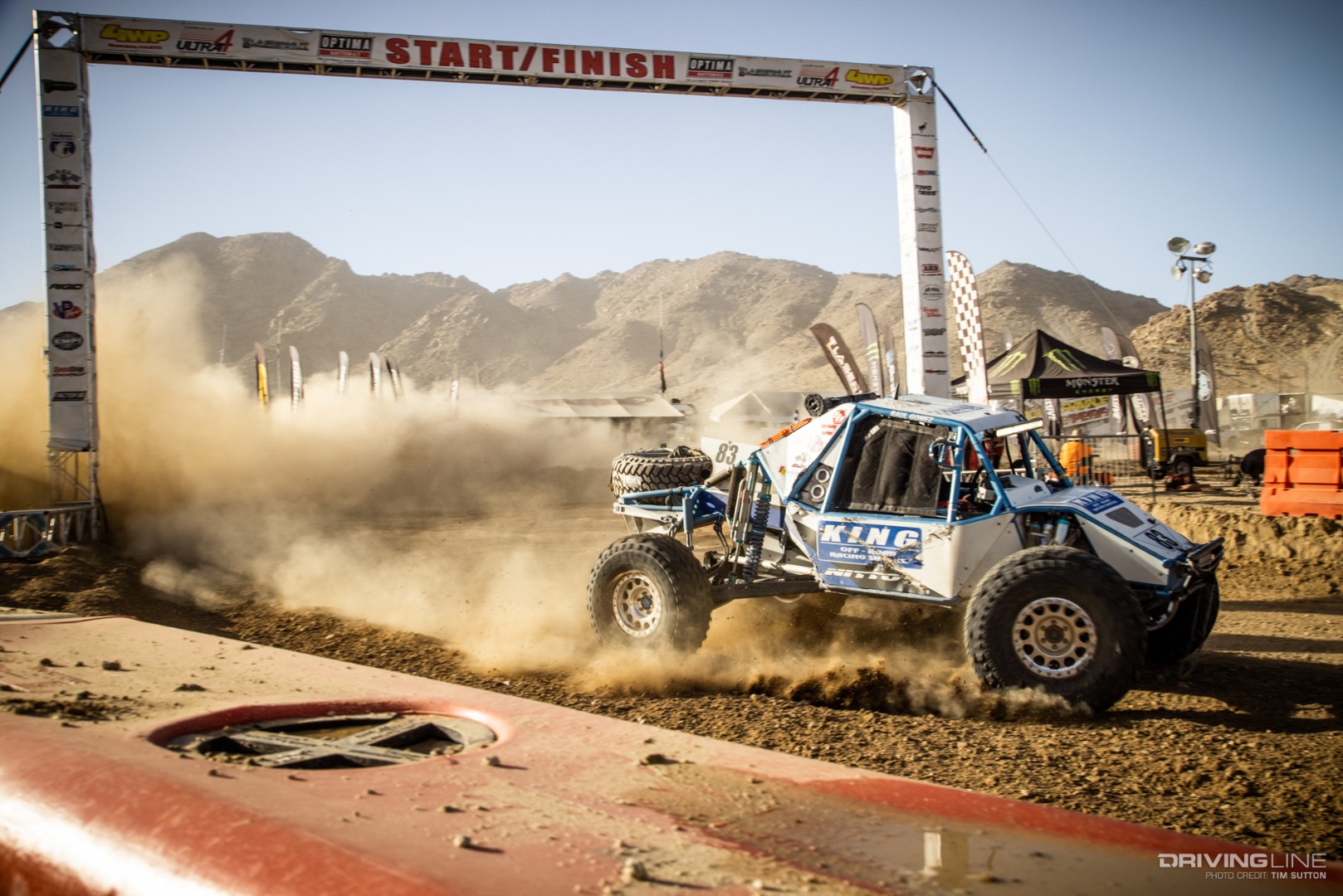 Raul Gomez crossing the finish line
