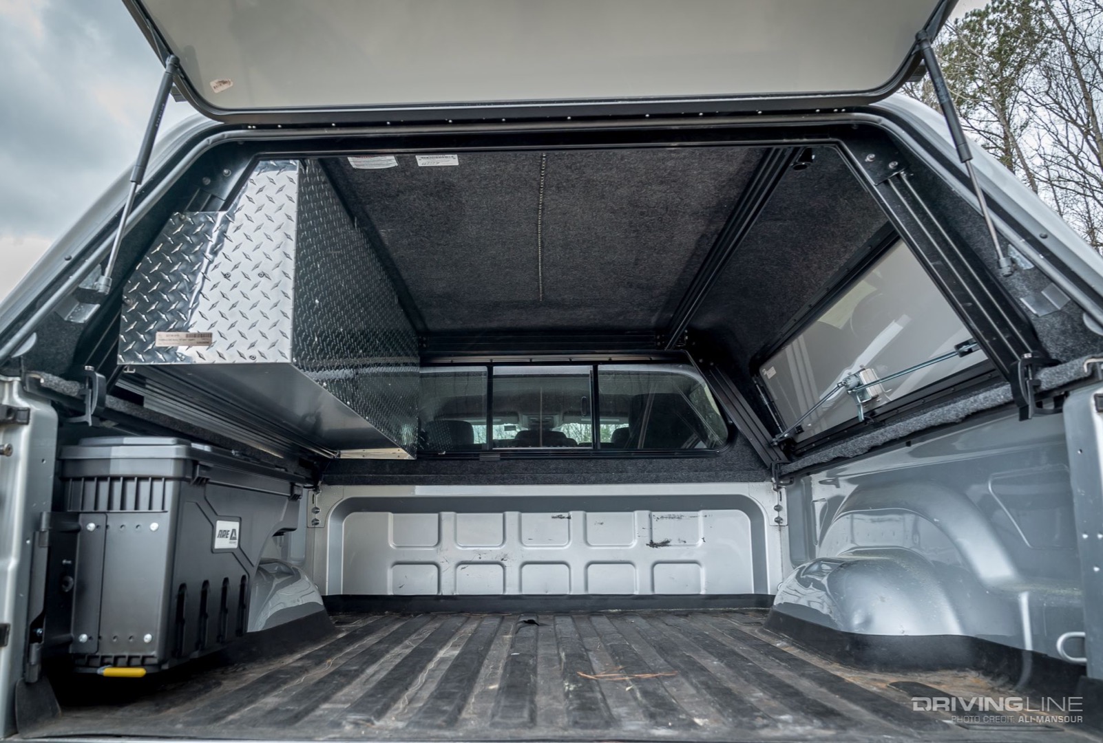 Ram 2500 ARE camper shell interior