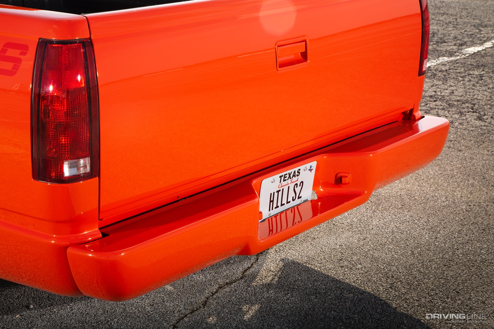 Rear Bumper of Jason Hill's OBS Chevy 454 SS Pickup