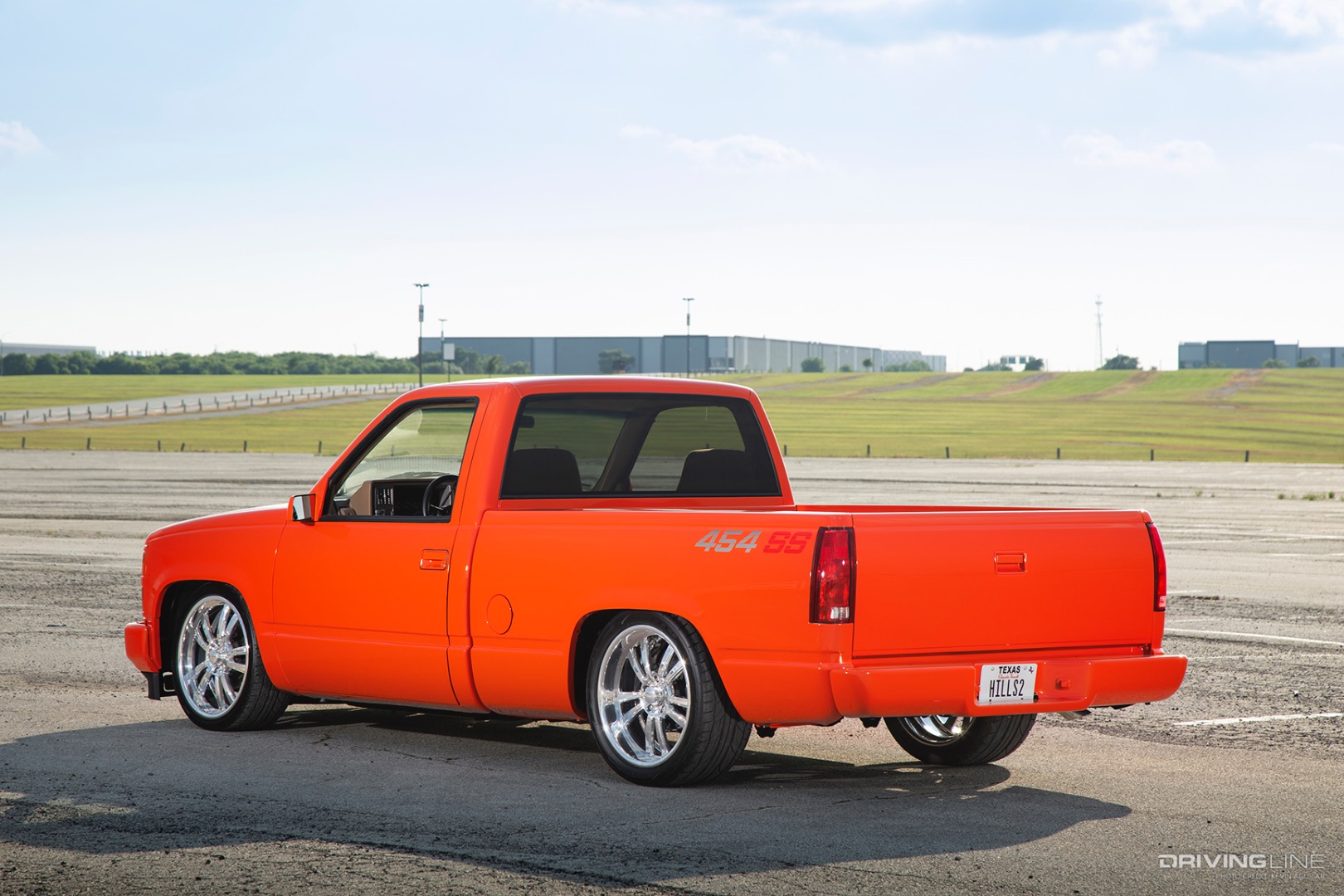Rear of Jason Hill's OBS Chevy 454 SS Pickup