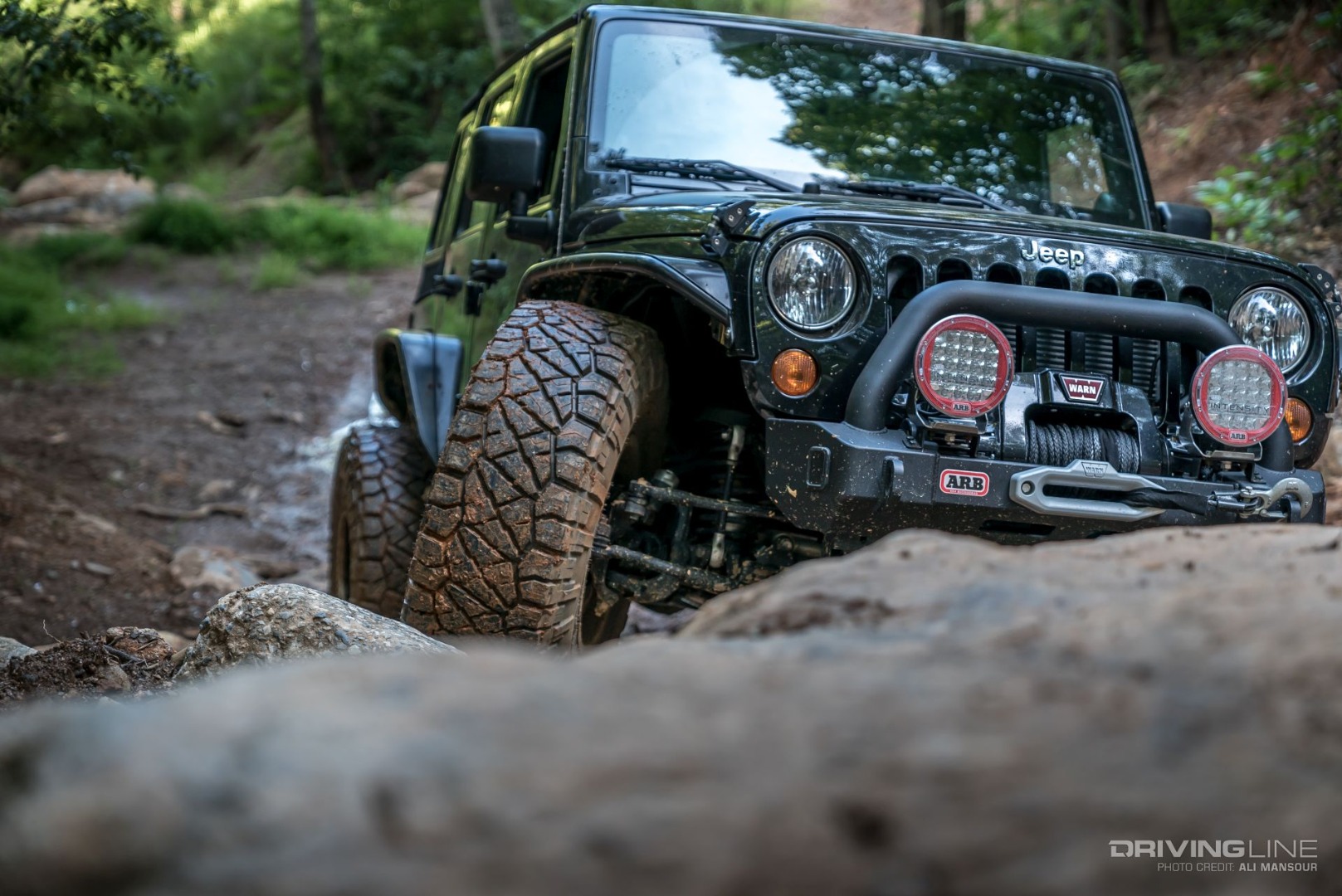 nitto tire ridge grappler on wet trails