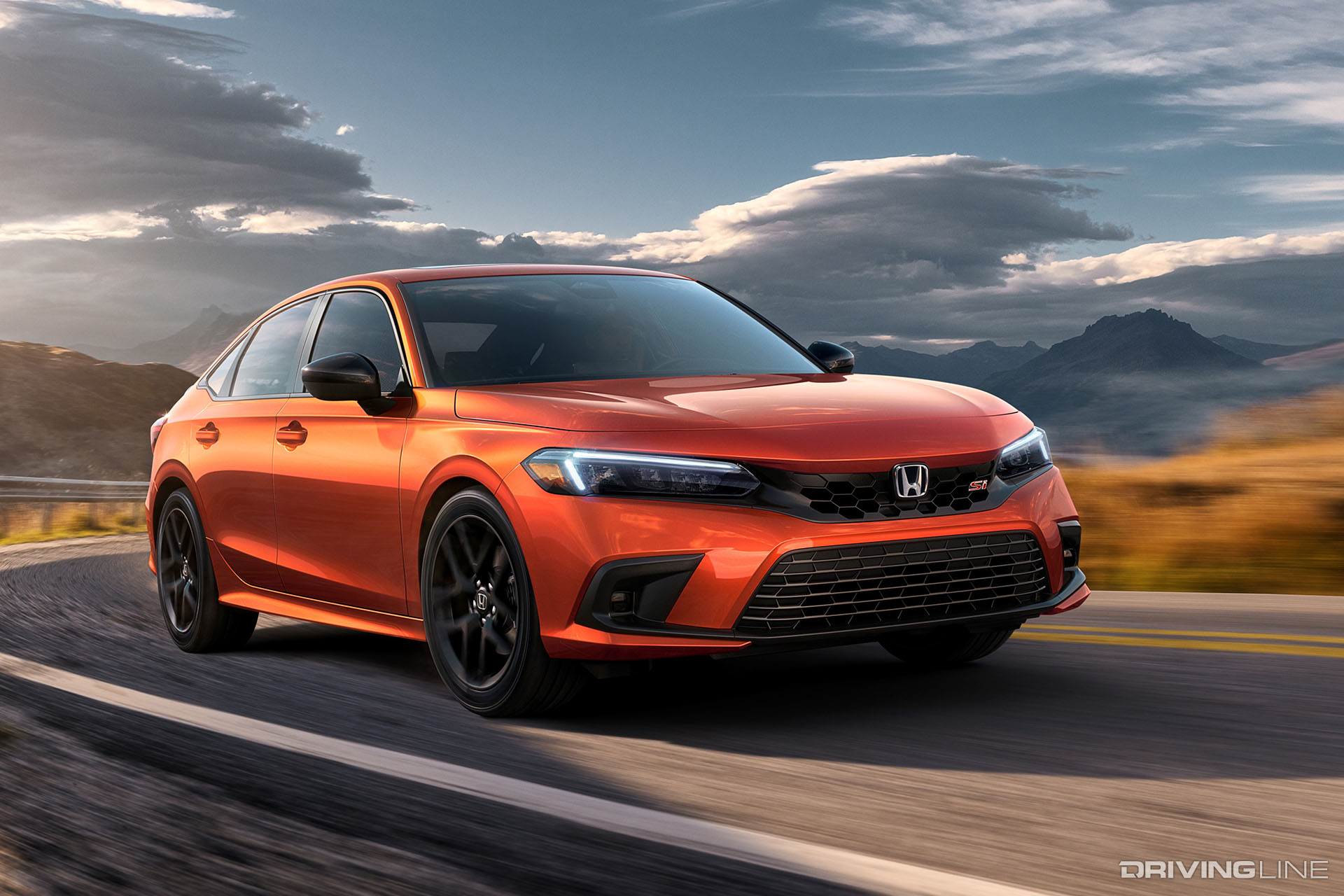 2022 Honda Civic Si Orange