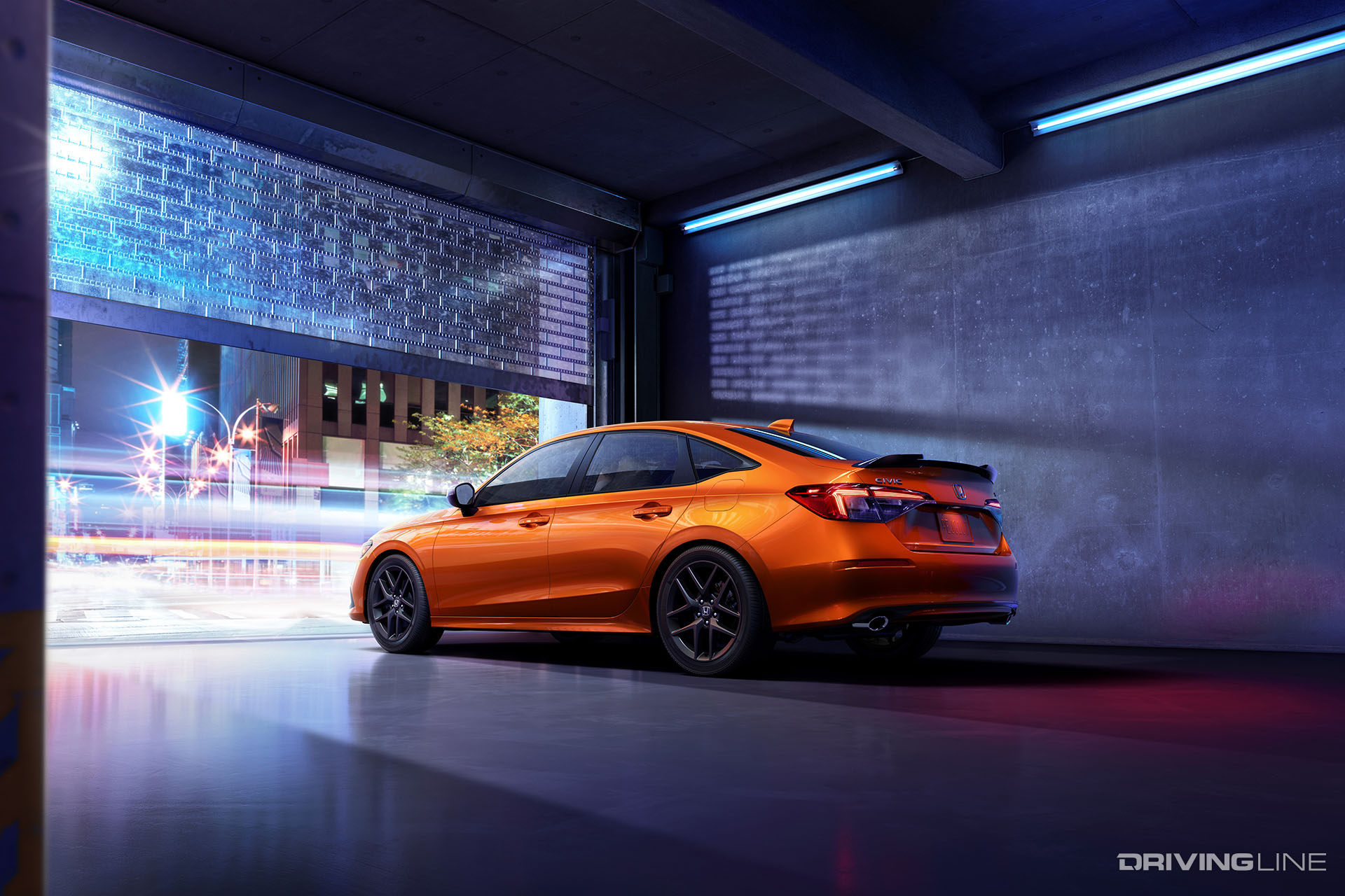 2022 Honda Civic Si Orange