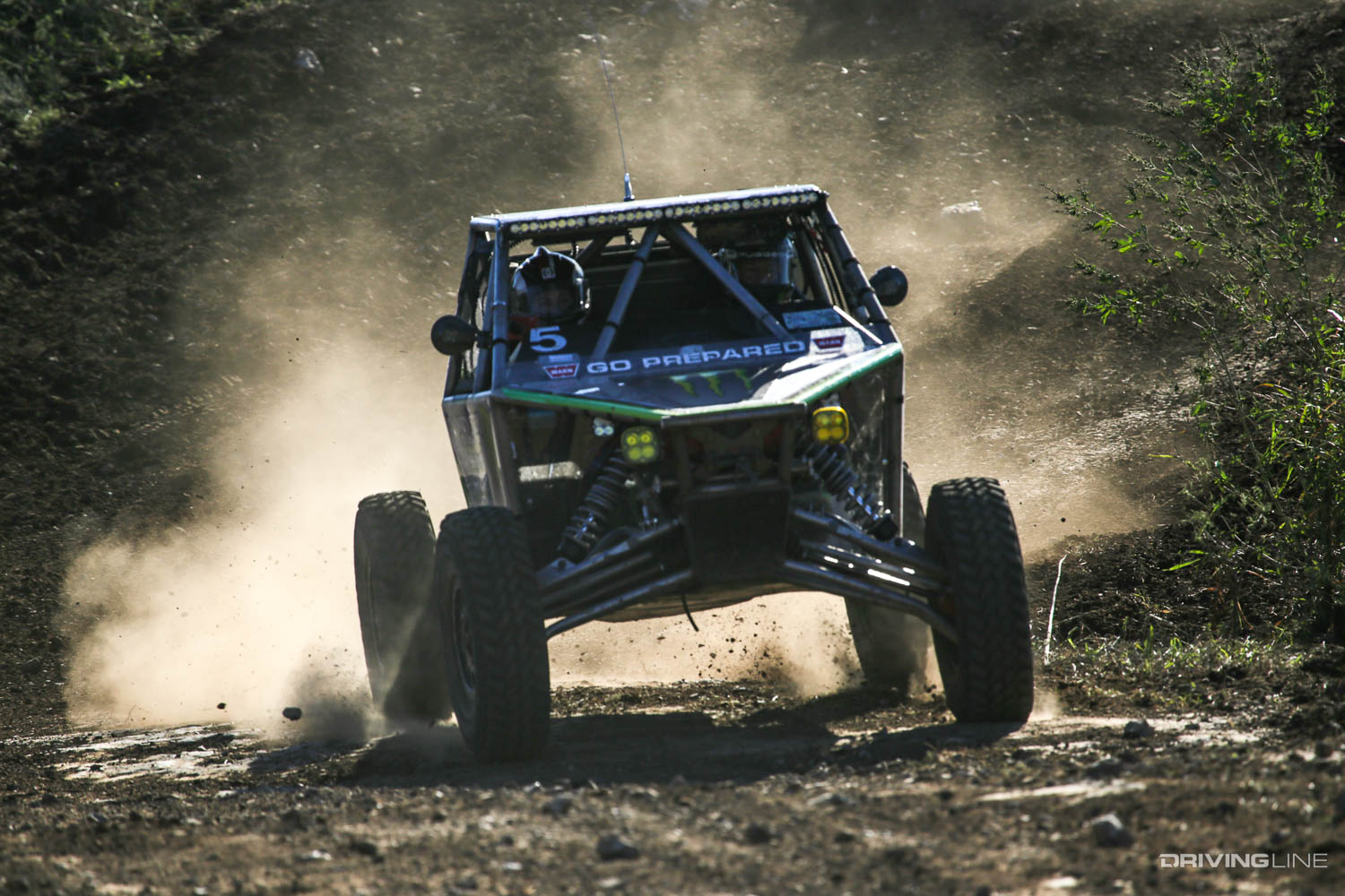 Shannon Campbell racing in his UTV