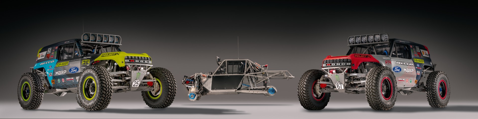 Vaughn Gittin Jr and Loren Healy's 4400 Ultra4 cars and chassis