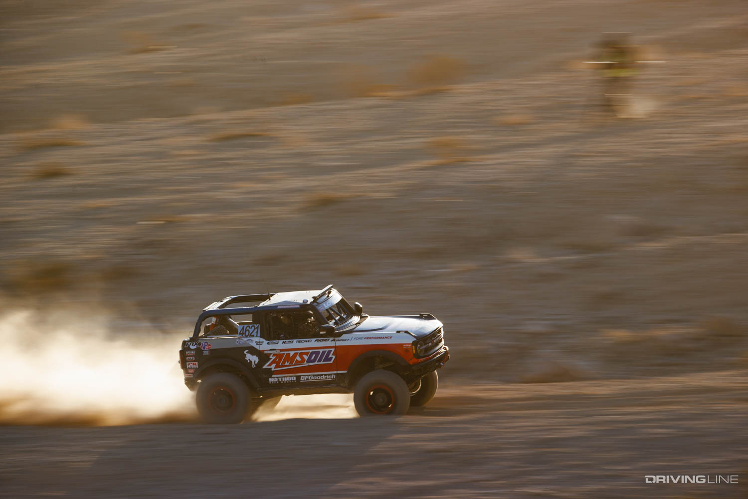 Ford Bronco racing the 4600 class at Ultra4 King of the Hammers EMC race
