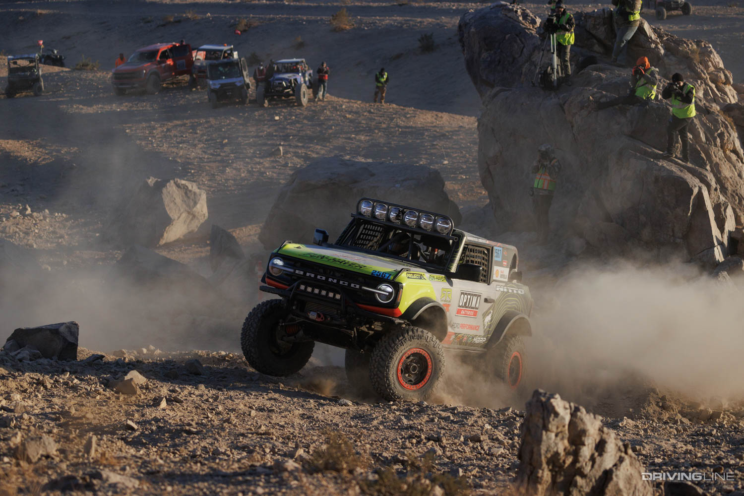 Stock Class Ford bronco at King of the Hammers 2022