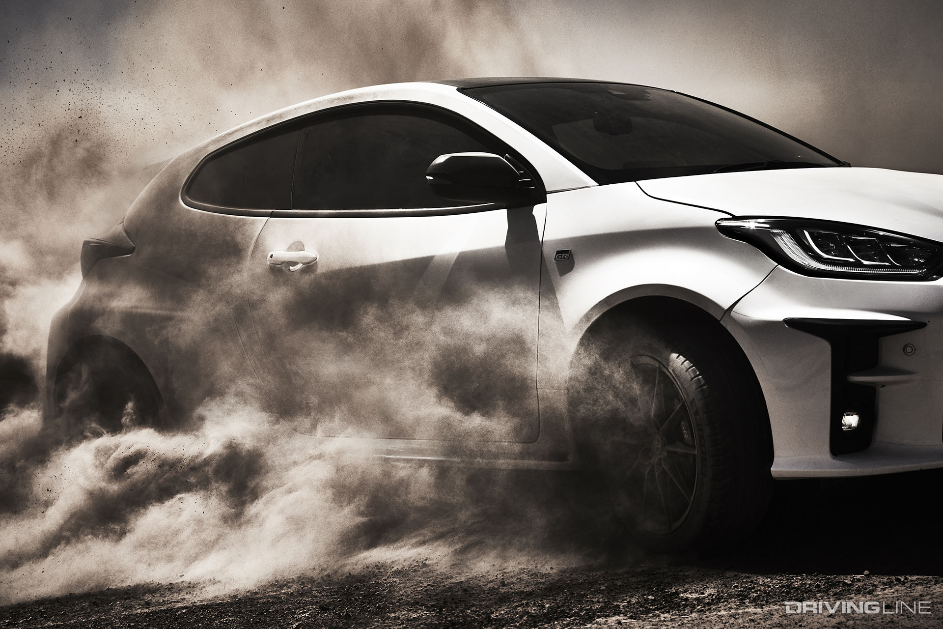 Toyota GR Yaris in Dirt