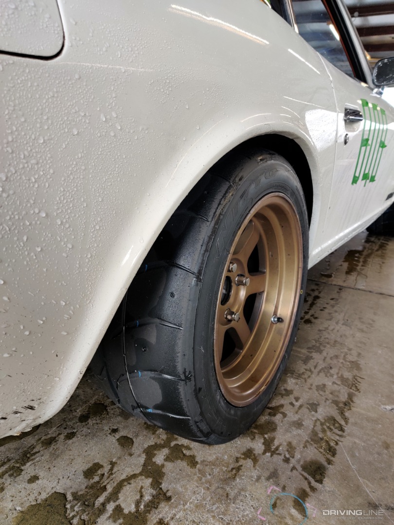 Nitto NT01 wet tire rear