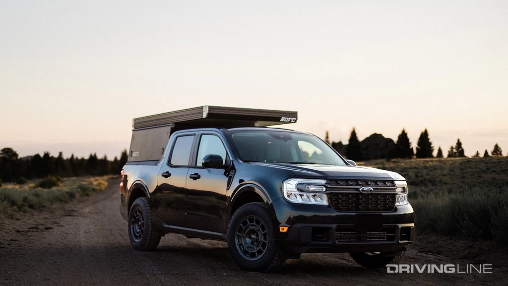 Ford Maverick Go Fast campers folded flat