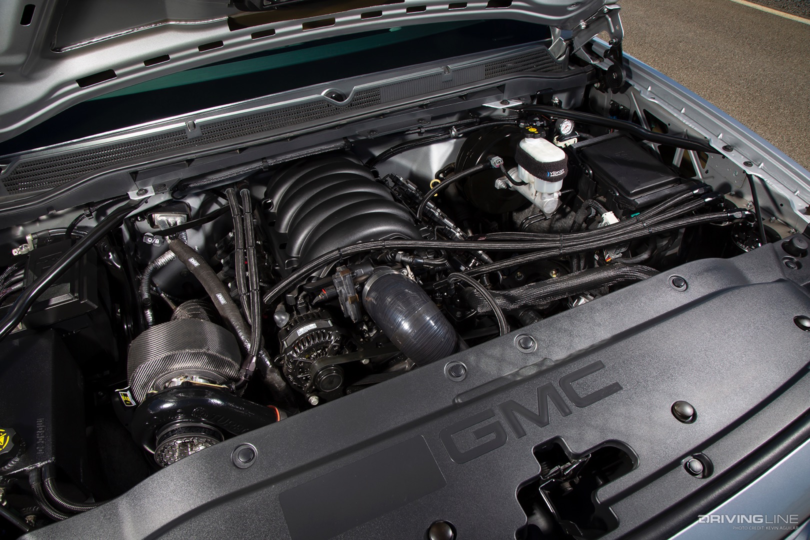 L83 Engine of Dan Hamilton's Turbocharged Chevy Z71