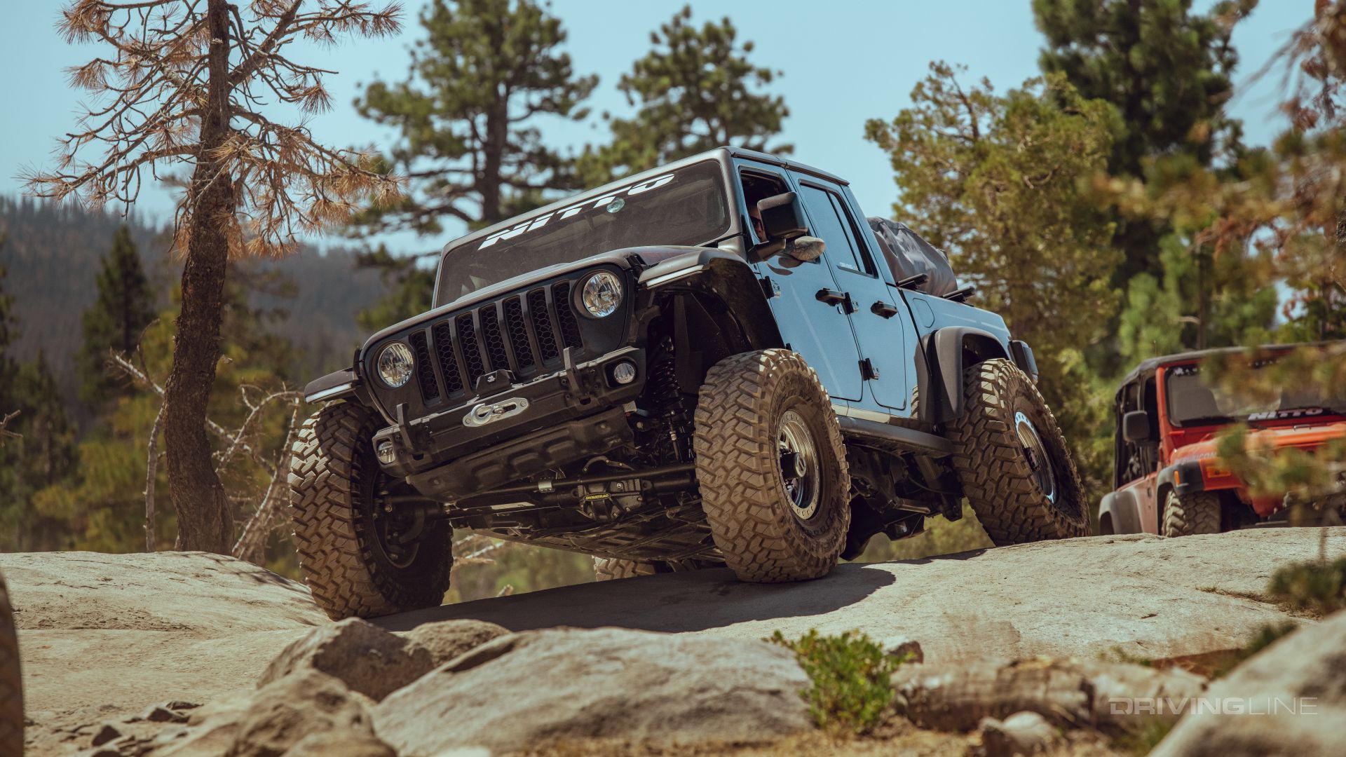 Jeep Gladiator Rubicon Trail 40s Nitto Tire On The Trail
