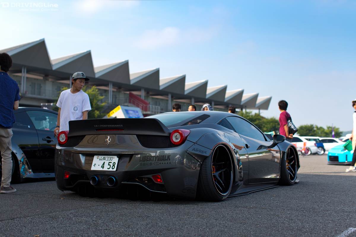 Lowered Ferrari