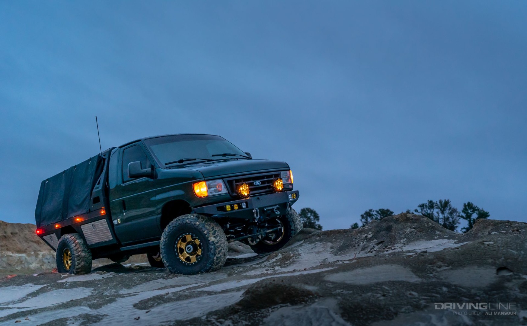 ford e series van buyers guide overland build at night